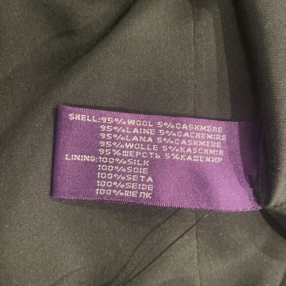 Ralph Lauren Collection Purple Label Tartan Plaid Dress Jacket Blazer 14 Runway - Picture 7 of 7